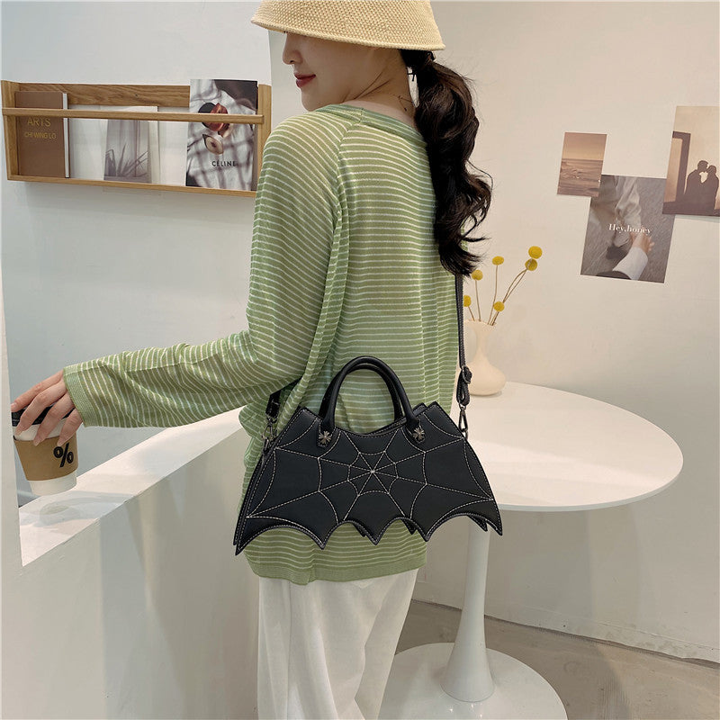 Halloween Spider Web Shape Crossbody Bag