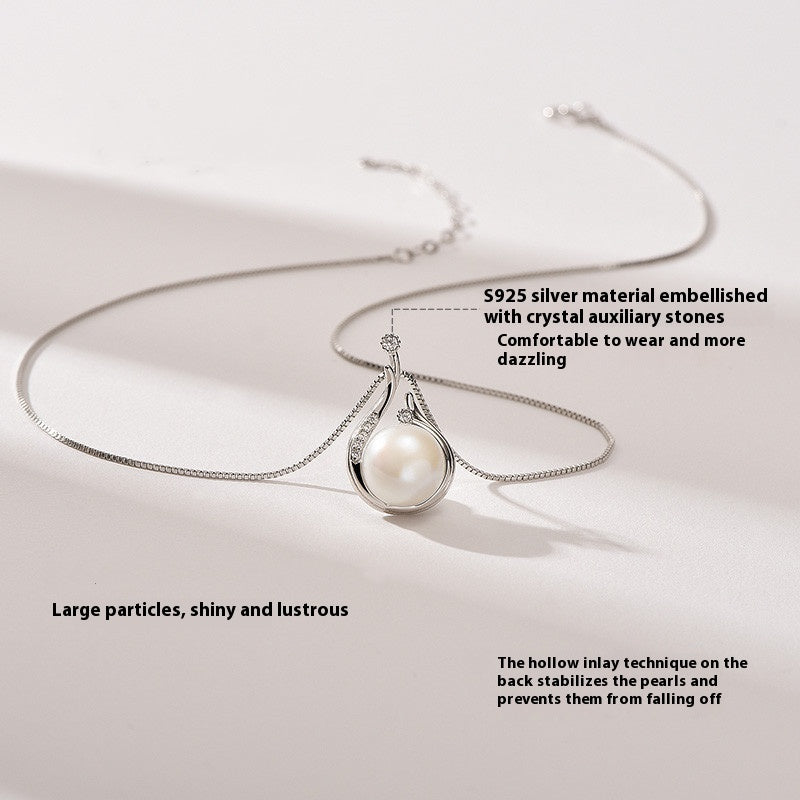 S925 Silver Freshwater Pearl Necklace