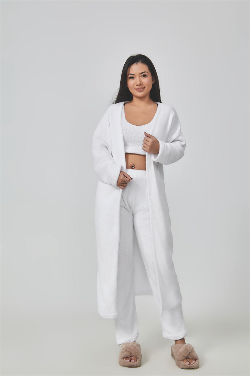 3-Piece Cozy Pajama Lounge Set - Women&