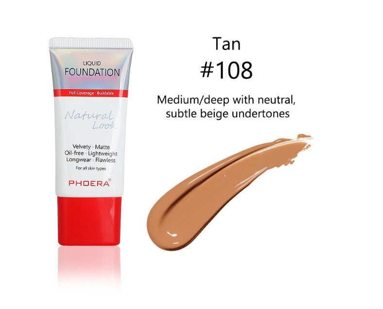 Matte Silky Liquid Foundation for Women