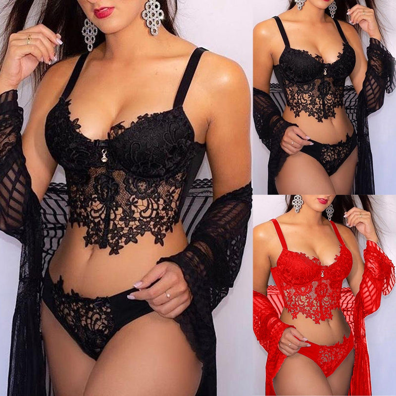 Sexy Lace Hollow Sling Lingerie for Women