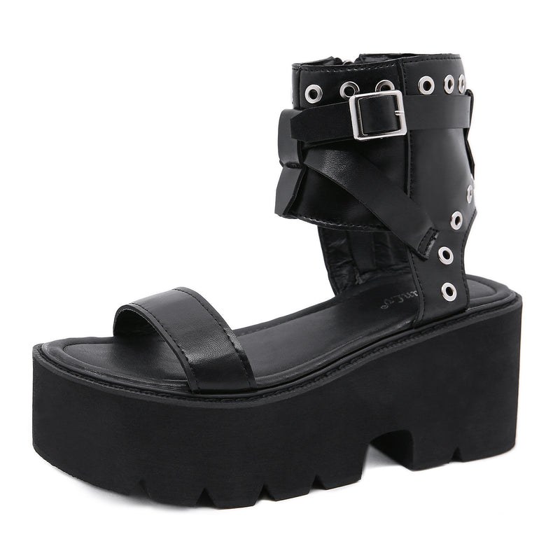 Thick-Soled Roman Street Style Sandals