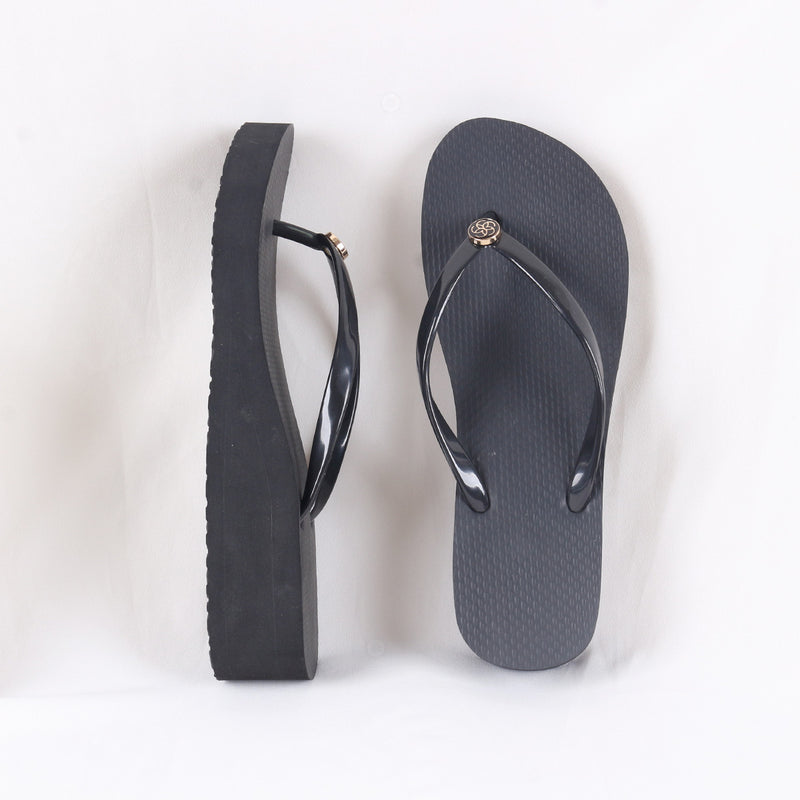 Natural Rubber Wedge Flip Flops