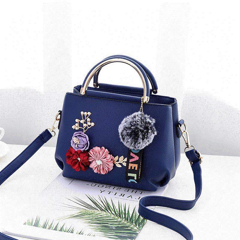 Tattoo Flower Shoulder Bag for Women