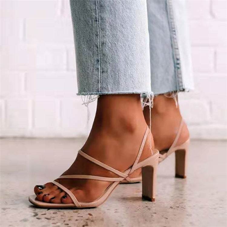 Plus Size Stiletto Sandals for Women