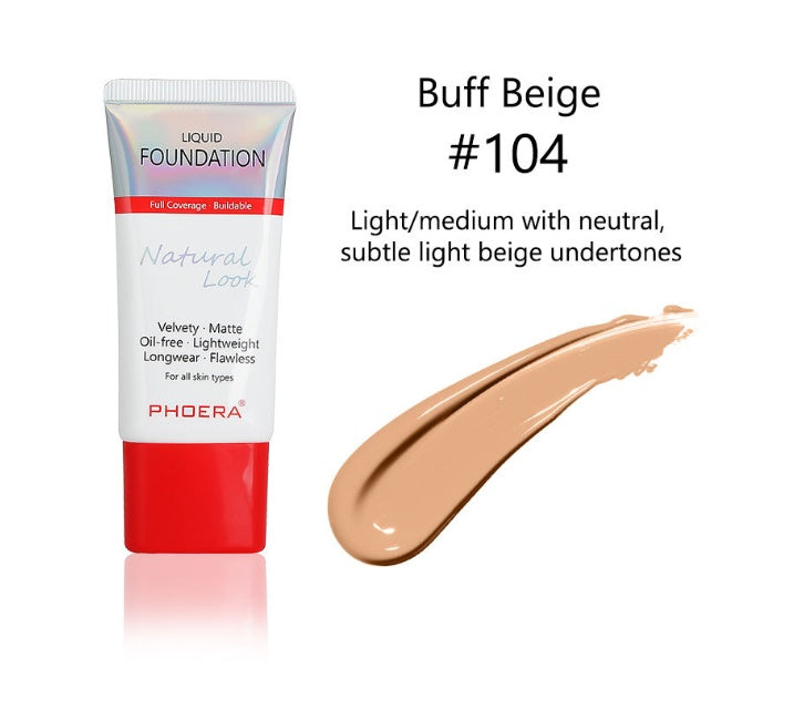 Matte Silky Liquid Foundation for Women