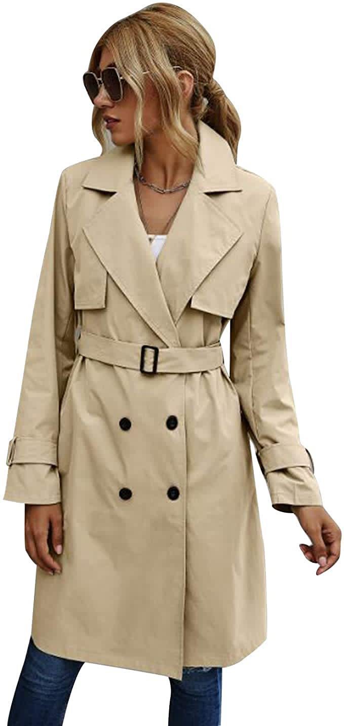 Double-Breasted Trench Coat