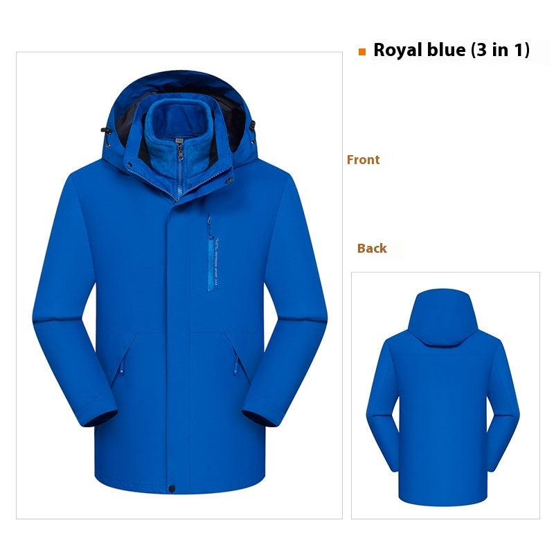 3-in-1 Waterproof Windproof Jacket