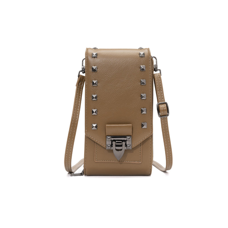 Rivet Design Crossbody Bag for Women