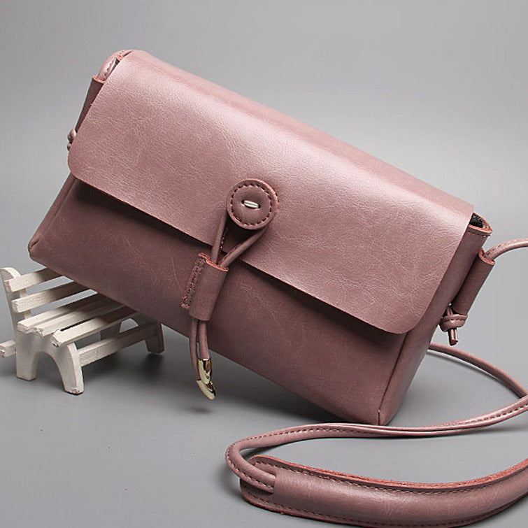 Korean Leather Retro Shoulder Bag