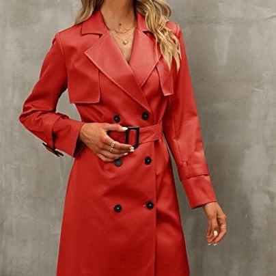 Double-Breasted Trench Coat