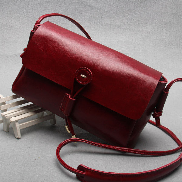 Korean Leather Retro Shoulder Bag