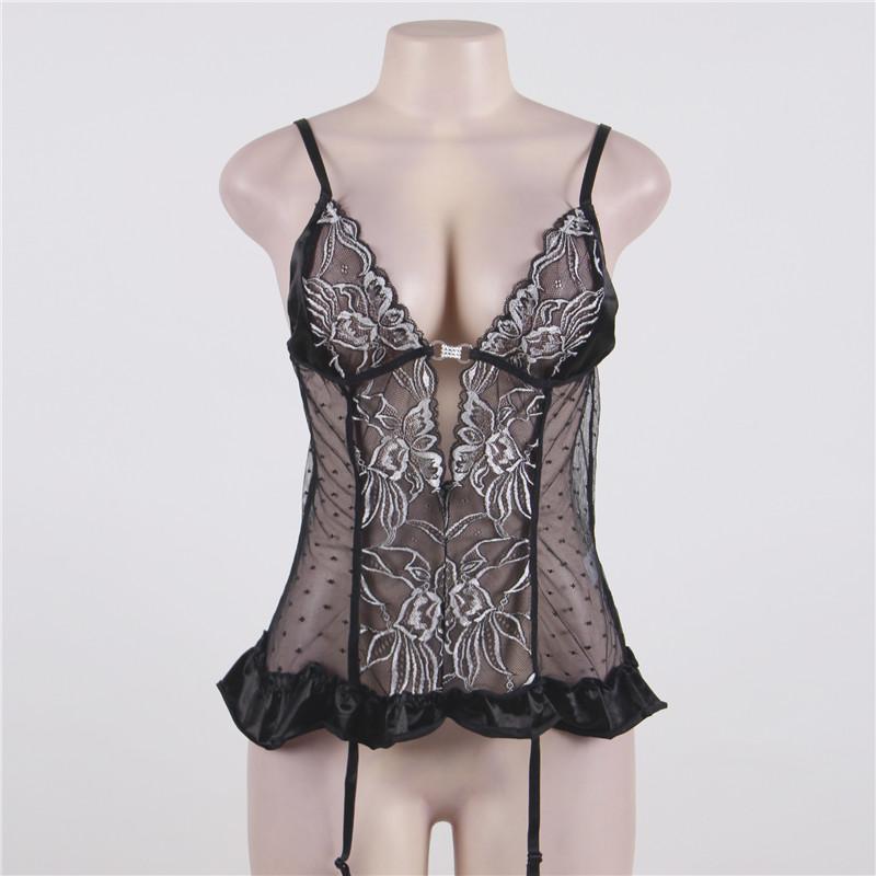 Transparent Crocheted Lingerie for Women