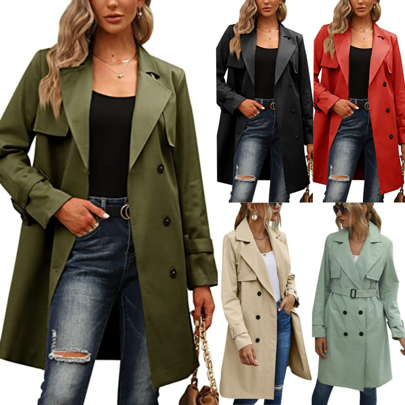 Double-Breasted Trench Coat