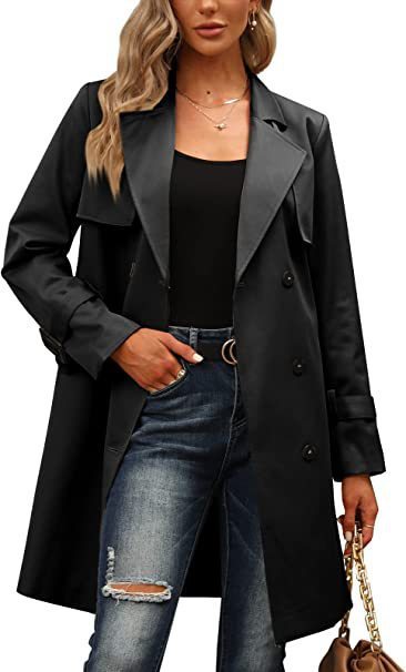 Double-Breasted Trench Coat