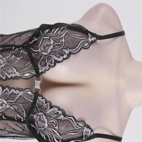 Transparent Crocheted Lingerie for Women