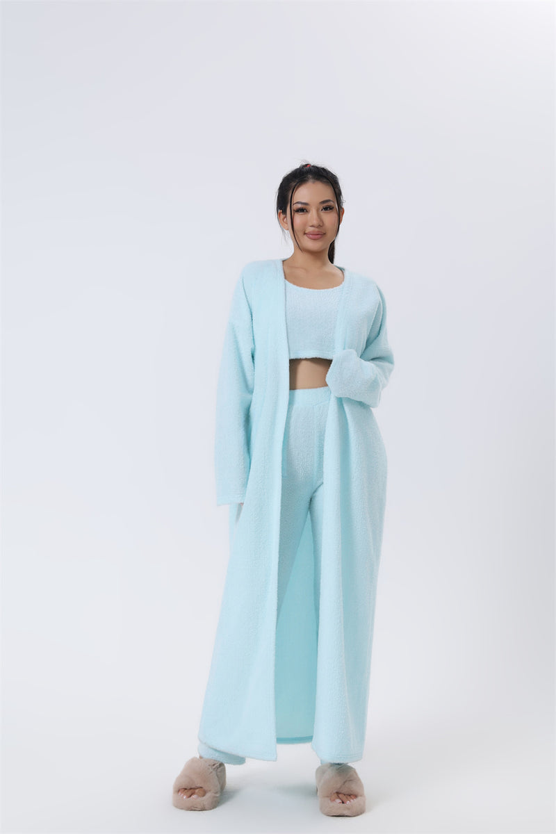 3-Piece Cozy Pajama Lounge Set - Women&