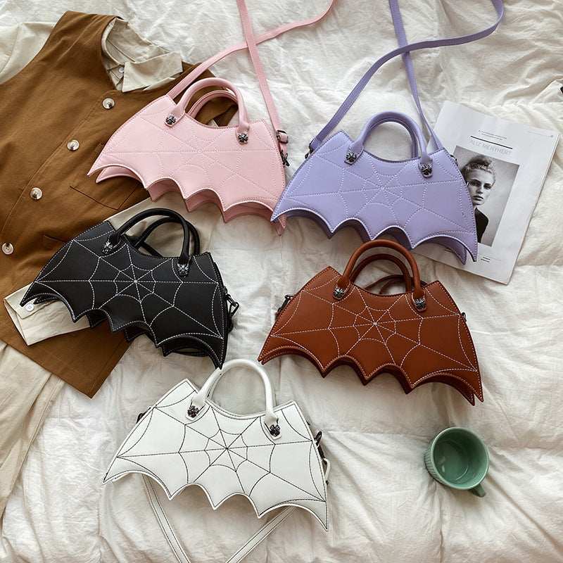 Halloween Spider Web Shape Crossbody Bag