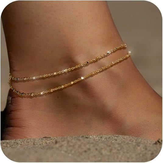 Classic Double Layer Minimalist Beach Anklet