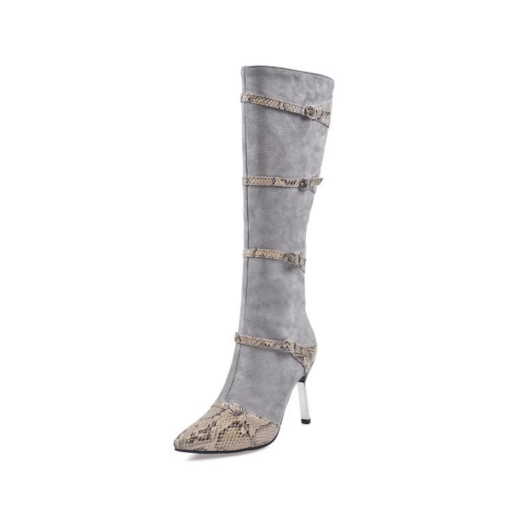 Knee-High High Heel Boots for Women