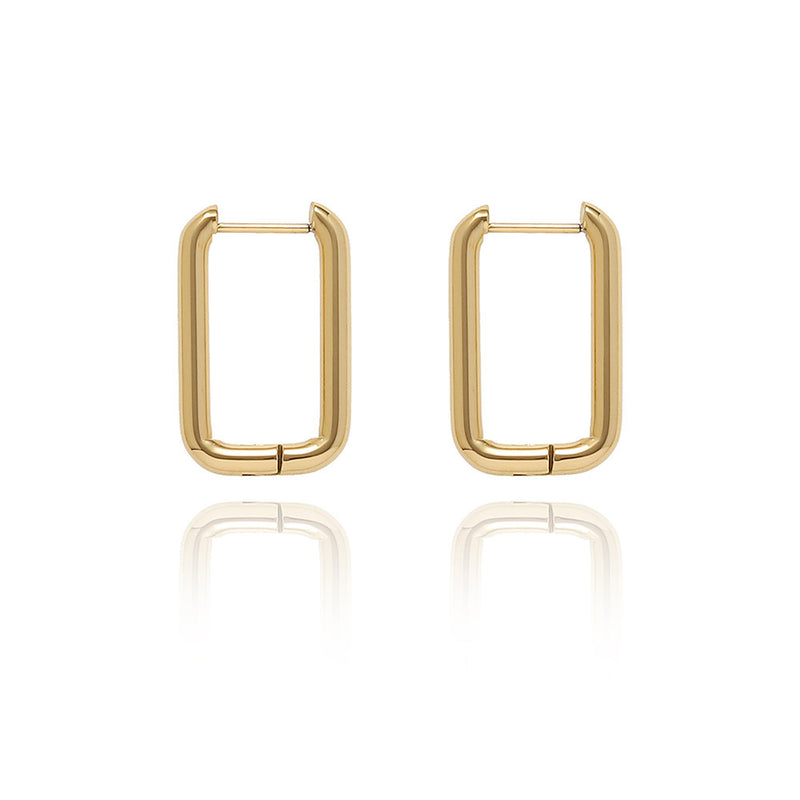 Simple Functional Square Ear Clip Earrings