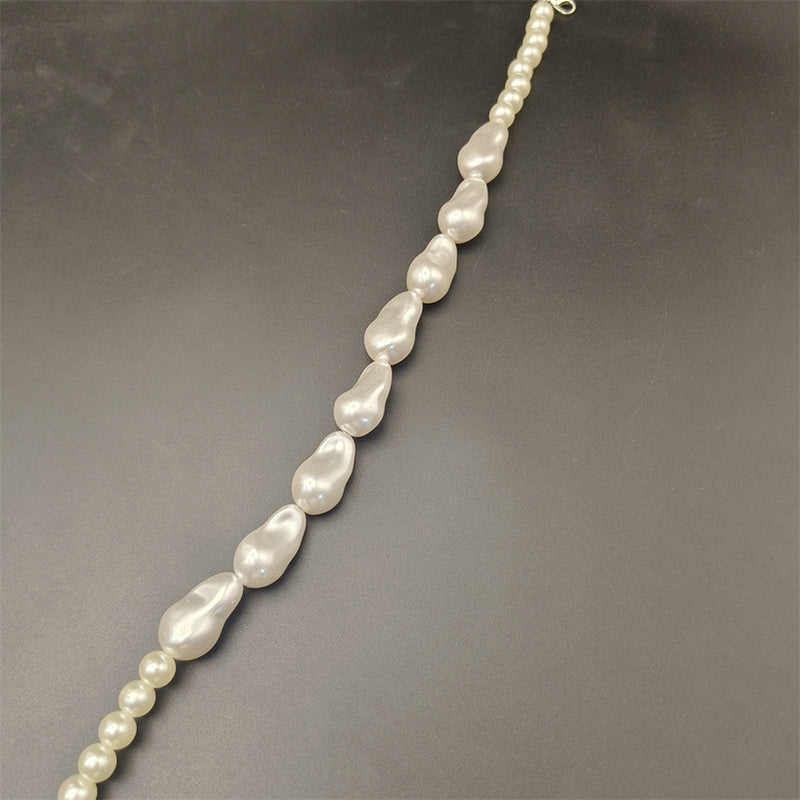 Stringed Pearl Necklace