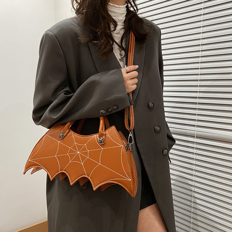 Halloween Spider Web Shape Crossbody Bag