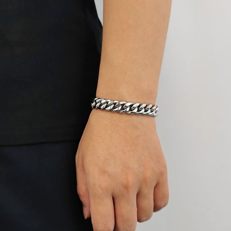 Spring Buckle Steel Bracelet