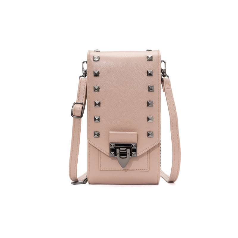 Rivet Design Crossbody Bag for Women