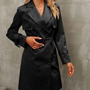 Double-Breasted Trench Coat