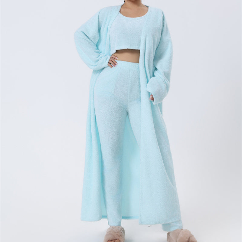 3-Piece Cozy Pajama Lounge Set - Women&