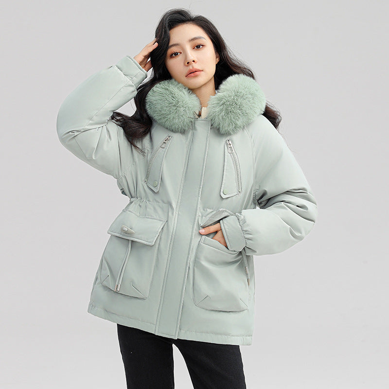 Horn Button Parka Women&