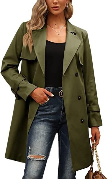 Double-Breasted Trench Coat