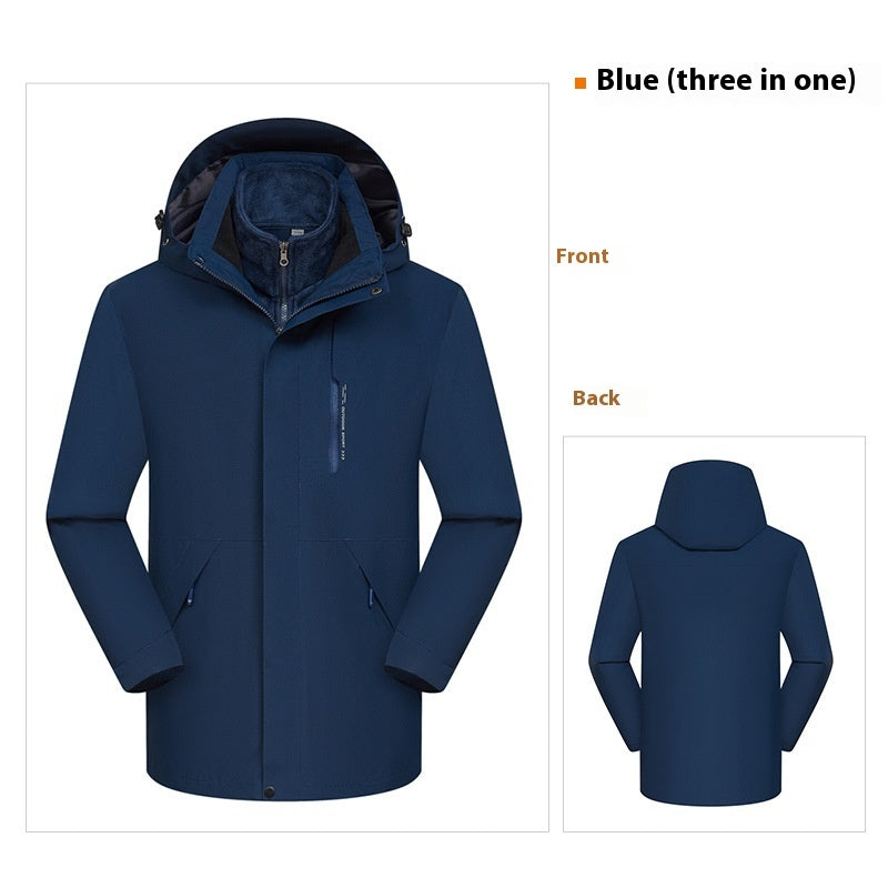 3-in-1 Waterproof Windproof Jacket