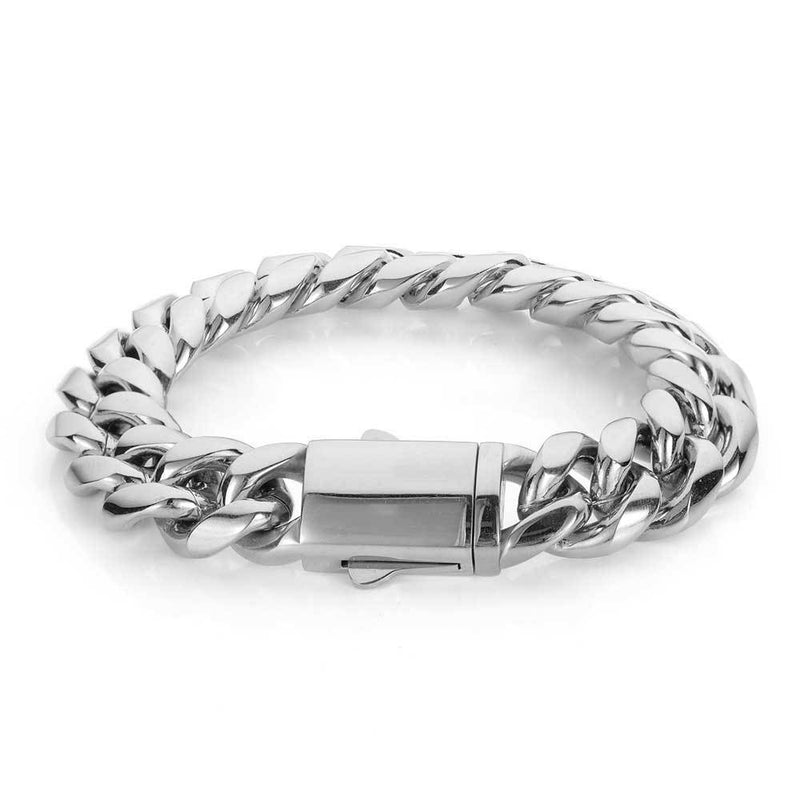 Spring Buckle Steel Bracelet