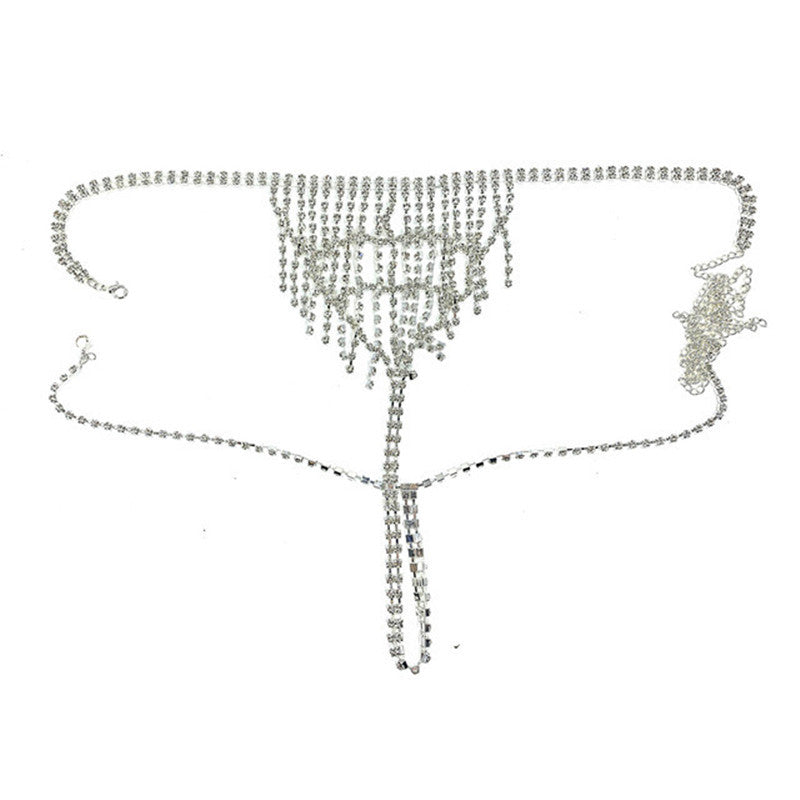 Multi-layer Rhinestone Waist Chain