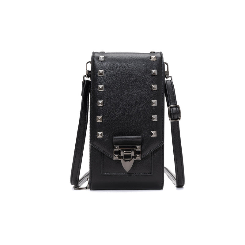 Rivet Design Crossbody Bag for Women