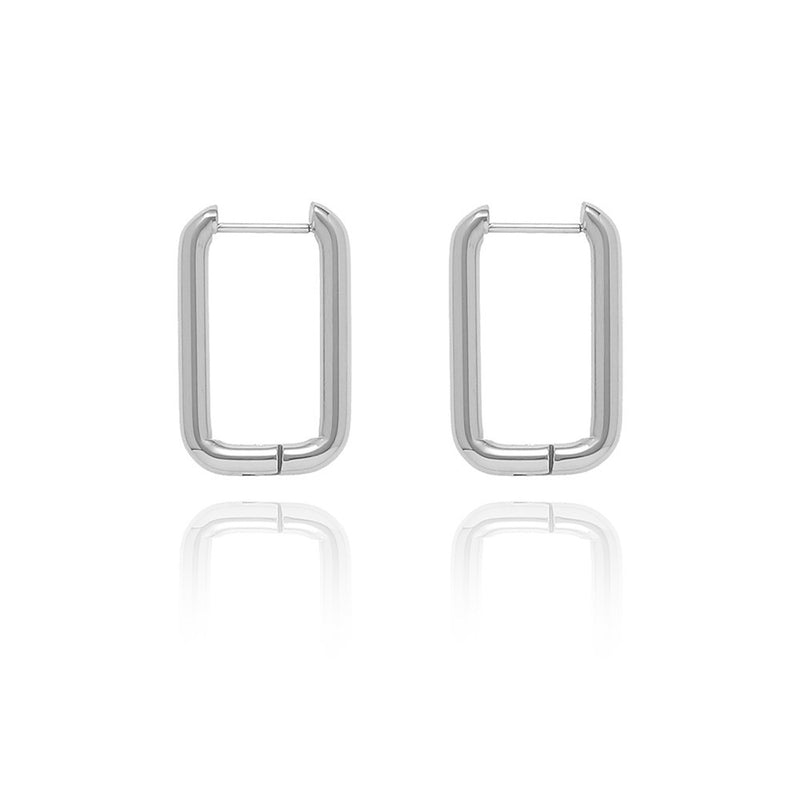 Simple Functional Square Ear Clip Earrings