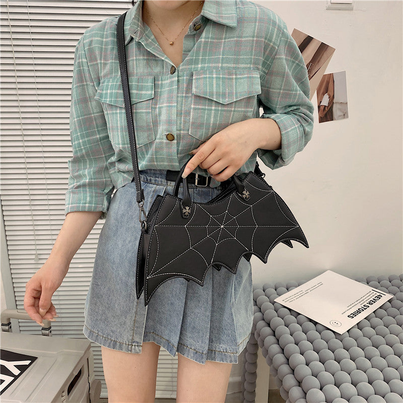 Halloween Spider Web Shape Crossbody Bag