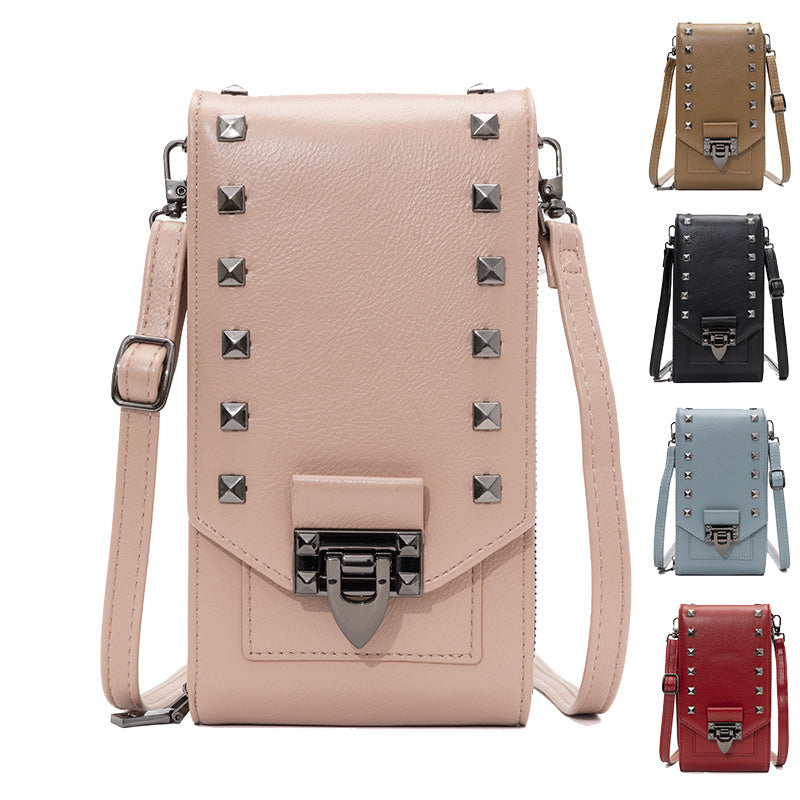 Rivet Design Crossbody Bag for Women