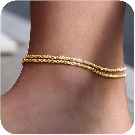 Classic Double Layer Minimalist Beach Anklet