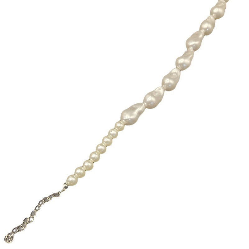 Stringed Pearl Necklace