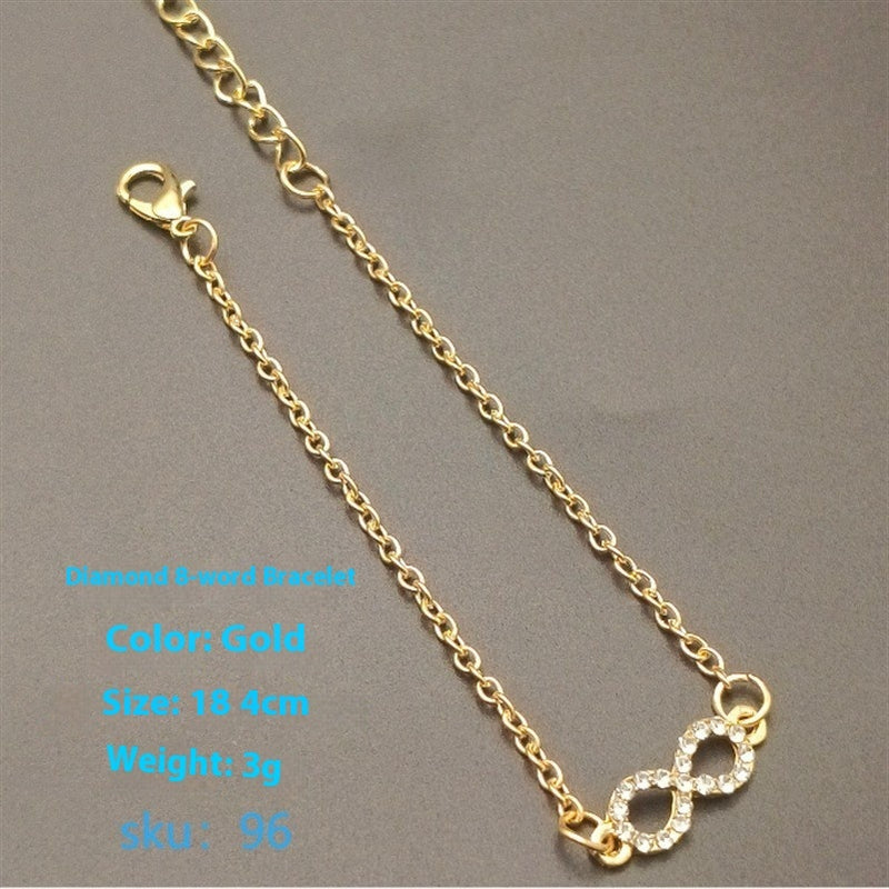 Cross Pendant Double-Layer Bracelet