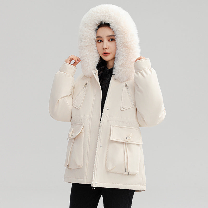 Horn Button Parka Women&