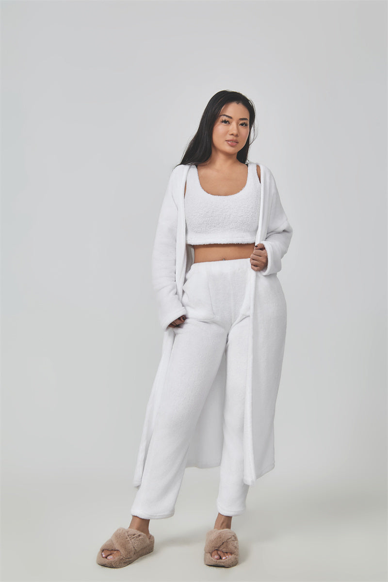 3-Piece Cozy Pajama Lounge Set - Women&